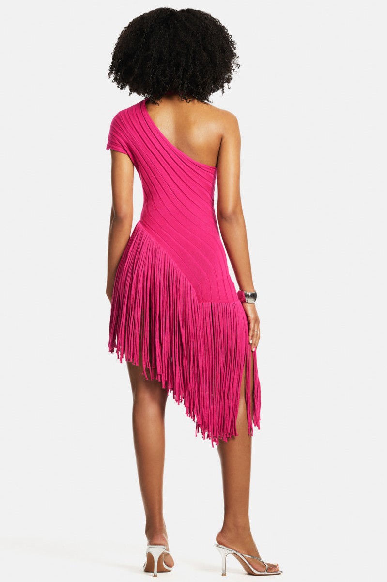 Knit Tassle Sleeveless Midi Dress