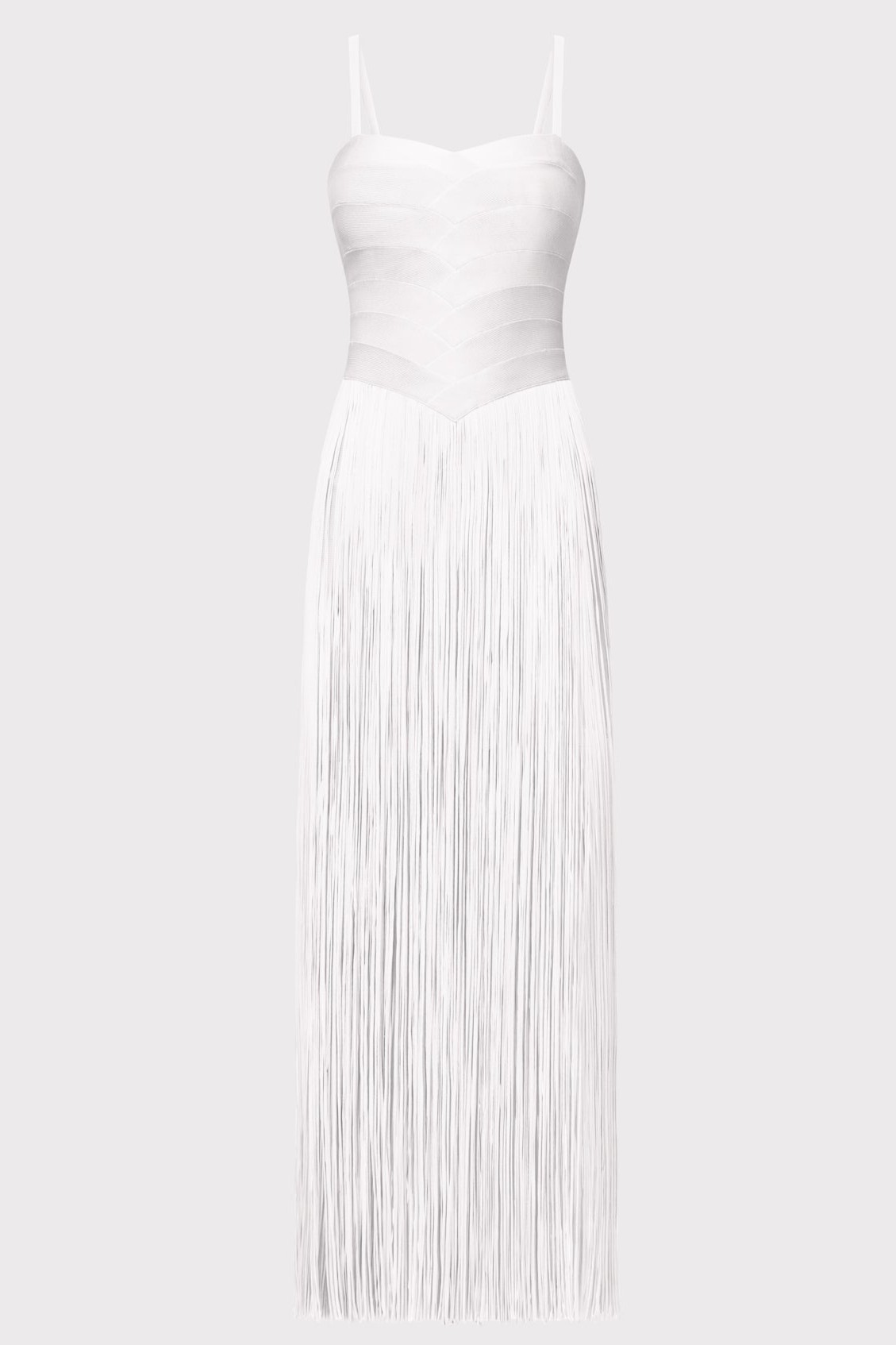 Bandage Tassel Slip Maxi Dress