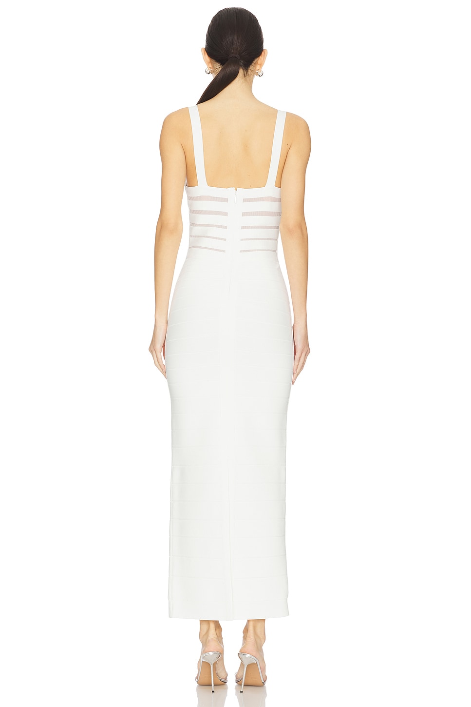 Bandage Crisscross Cutout Midi Dress