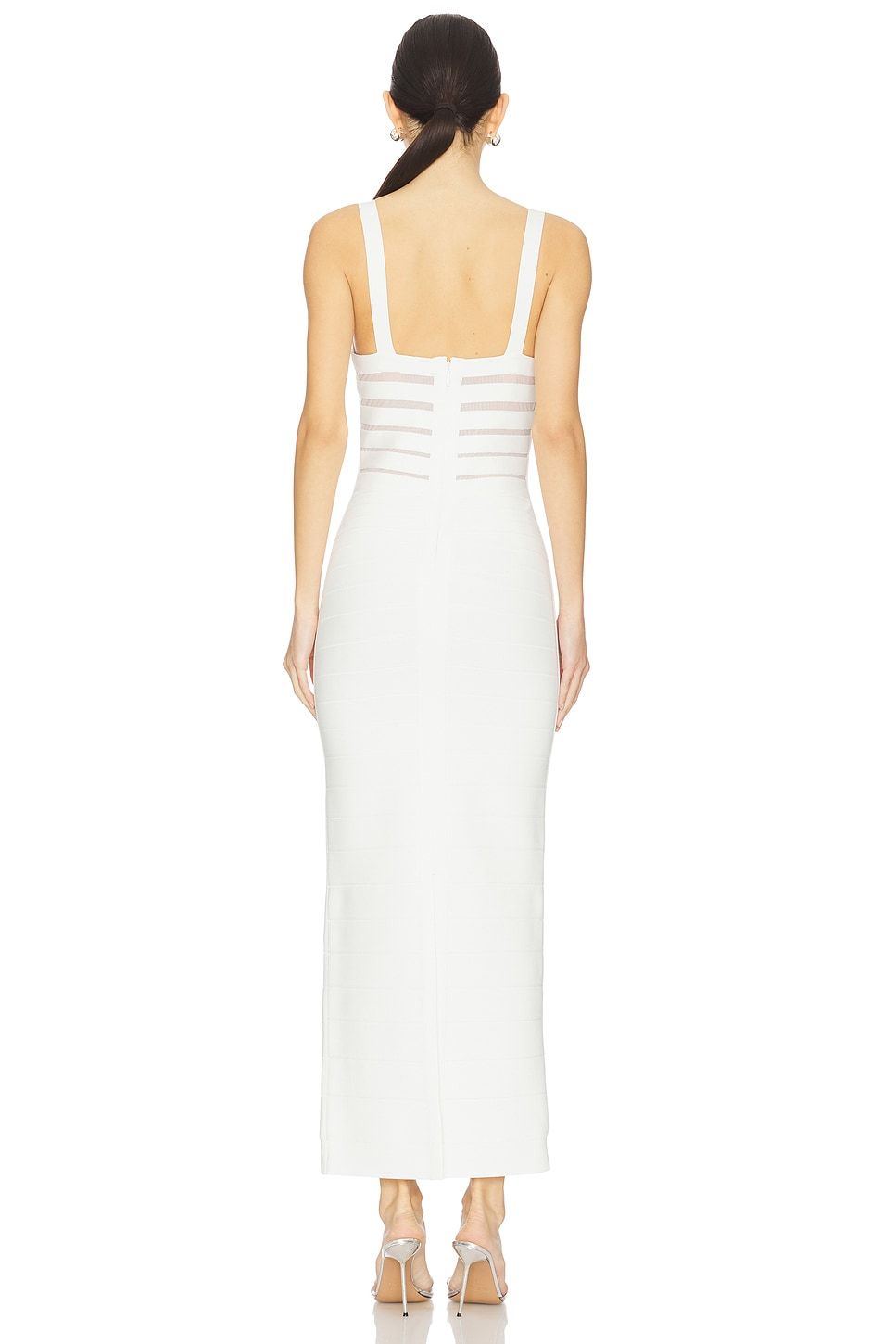 Bandage Crisscross Cutout Midi Dress