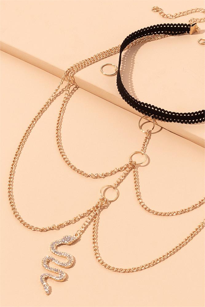 Metal Snake Leg Chain