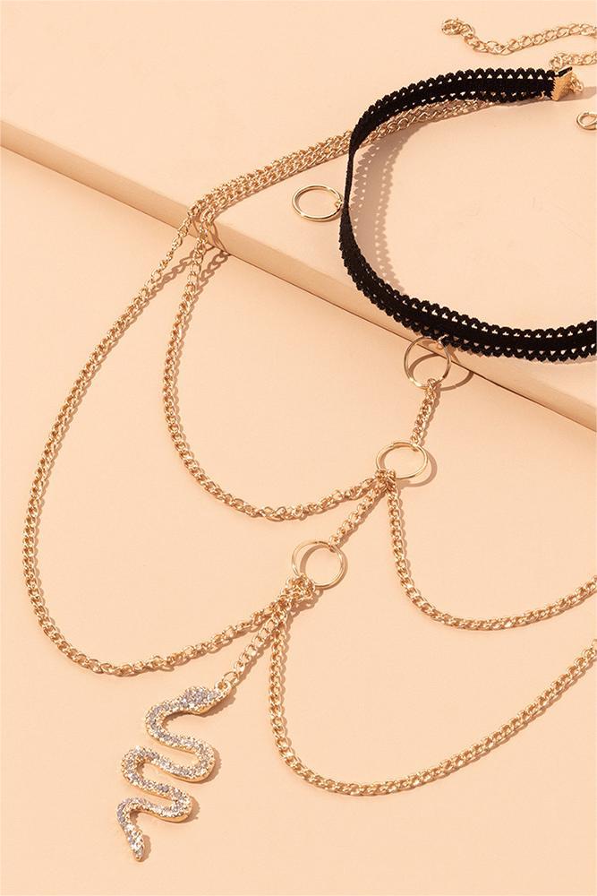 Metal Snake Leg Chain