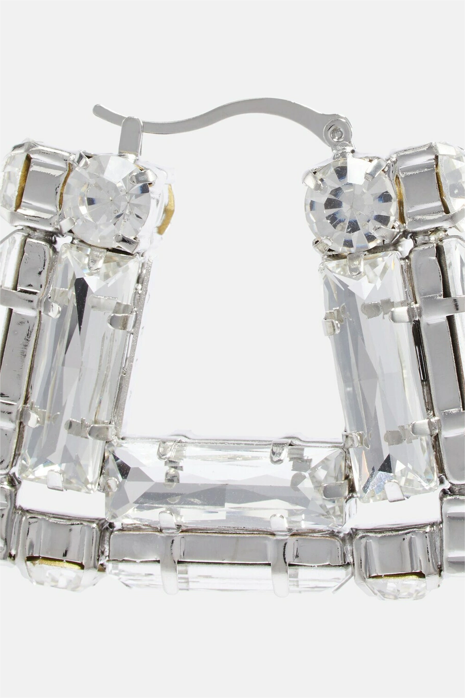 Faux Diamond Bag Shape Earrings