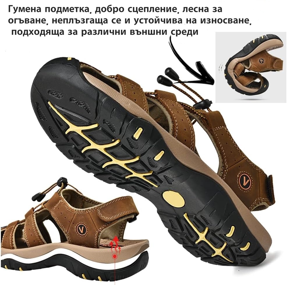 Удобни и стилни сандали (поддържат свода, без болка в петата след дълго носене)