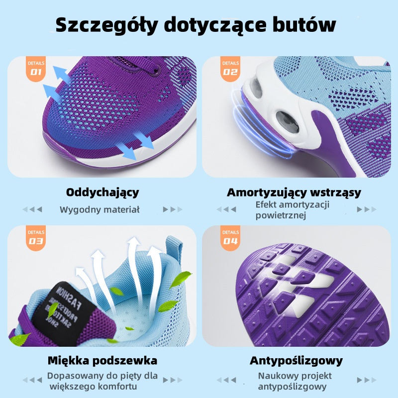 【🔥60% zniżki dzisiaj - nie przegap tego】🔥Ortopedyczne buty z poduszką powietrzną ✅wsparcie łuku dla większego komfortu
