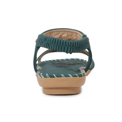 Zapatos planos retro casuales bohemios