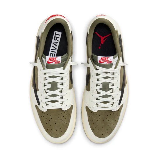 Nithtke Athtir Jorthtdan 1 Low x Travis Scott Reverse Olive