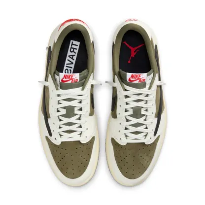 Nithtke Athtir Jorthtdan 1 Low x Travis Scott Reverse Olive