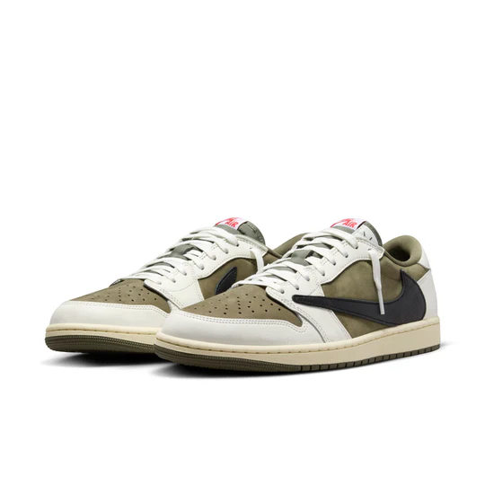 Nithtke Athtir Jorthtdan 1 Low x Travis Scott Reverse Olive
