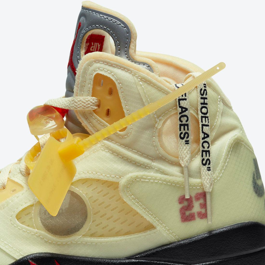 (Men's) Aithtr Jordthtan 5 Retro SP x Ofthtf-Whthtite 'Sail' (2020) DH8565-100