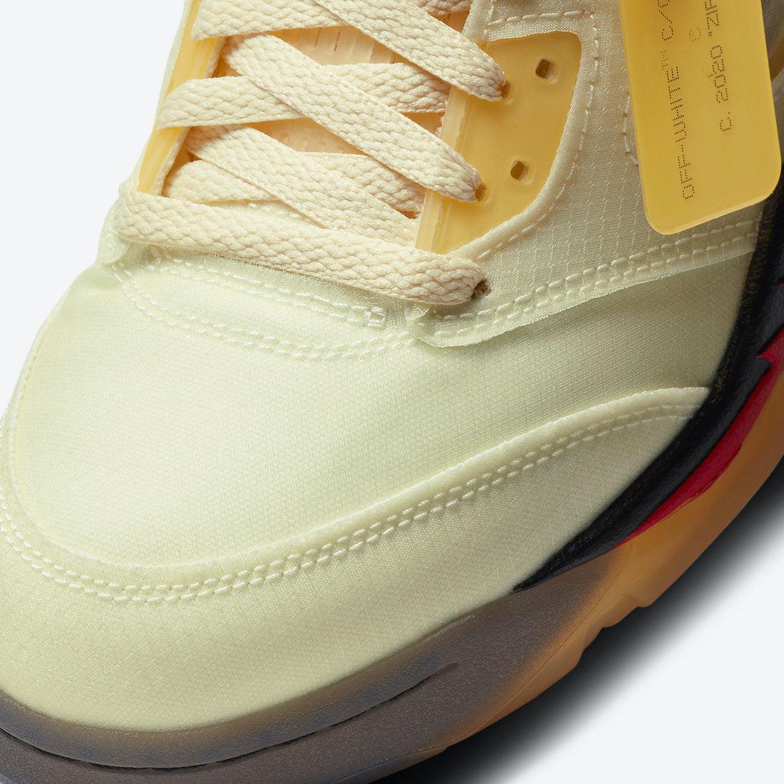 (Men's) Aithtr Jordthtan 5 Retro SP x Ofthtf-Whthtite 'Sail' (2020) DH8565-100