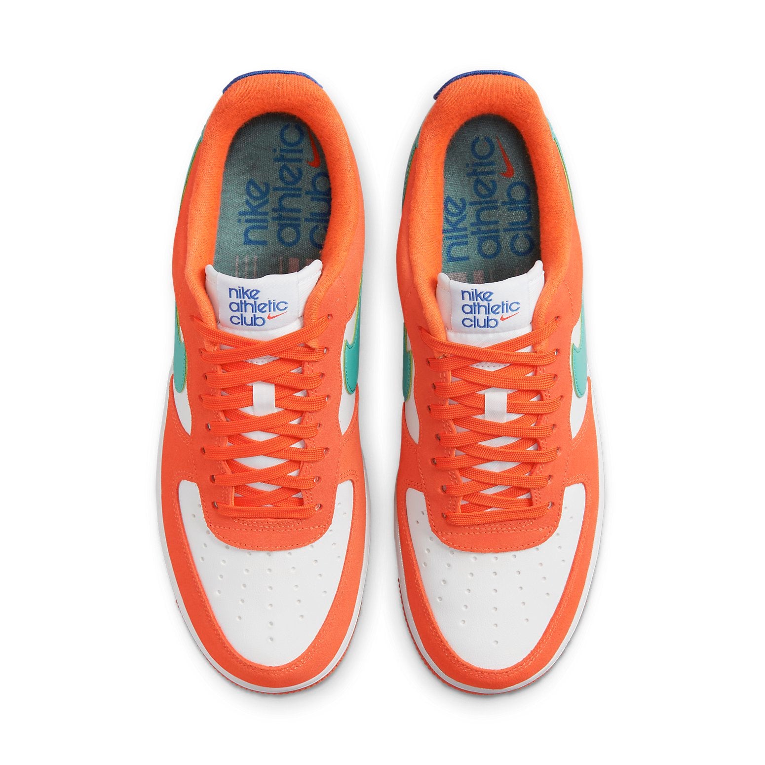 Nithtke Athtir Forthtce 1 '07 LV8 'Athletic Club - Rush Orange Washed Teal' DH7568-800
