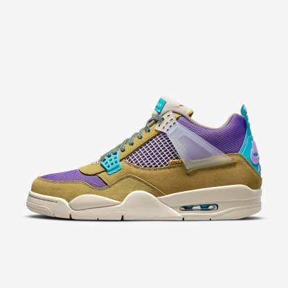 (Men's) Aithtr Jordthtan 4 Retro SP x Union LA 'Desert Moss' (2021) DJ5718-300