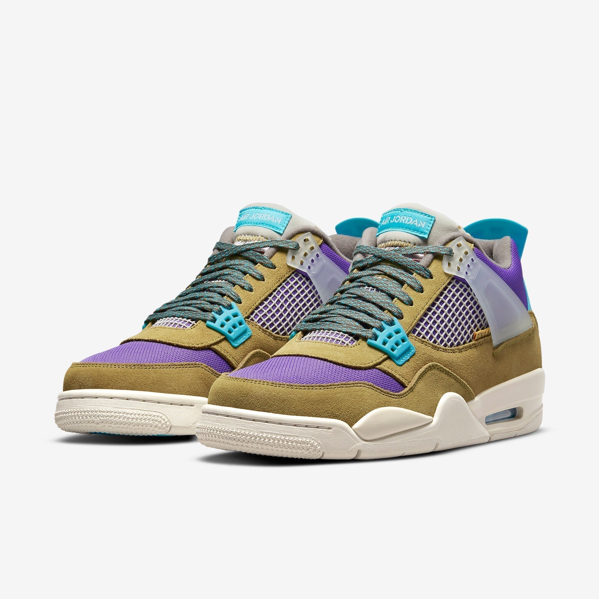 (Men's) Aithtr Jordthtan 4 Retro SP x Union LA 'Desert Moss' (2021) DJ5718-300