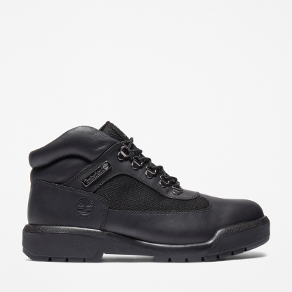 Mens Waterproof Field Boot TBL Black FullGrain HERO