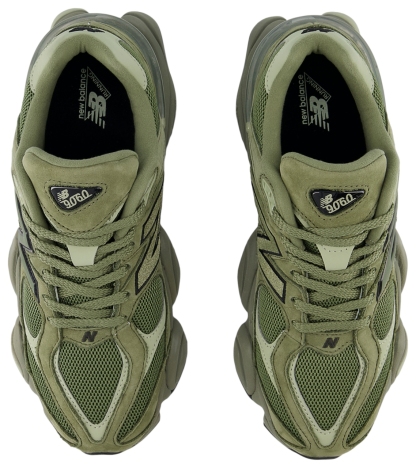 New Balance 9060 - Olivine/Dark Olivine/Black - 9060ZGDU - View 4