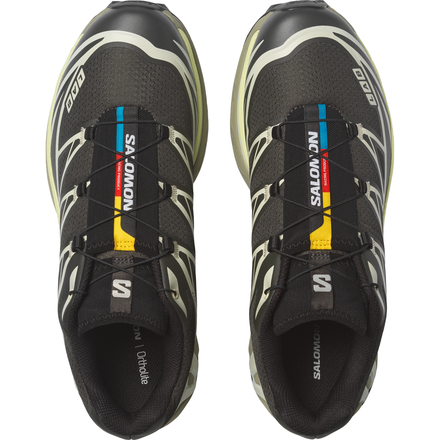 Salomon XT-6 — Peat / Icicle / Lime Cream — GhostProductImage 2