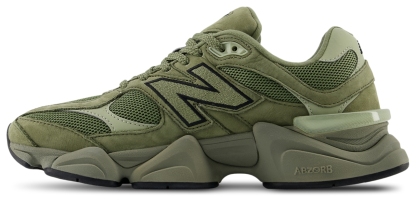 New Balance 9060 - Olivine/Dark Olivine/Black - 9060ZGDU - View 2