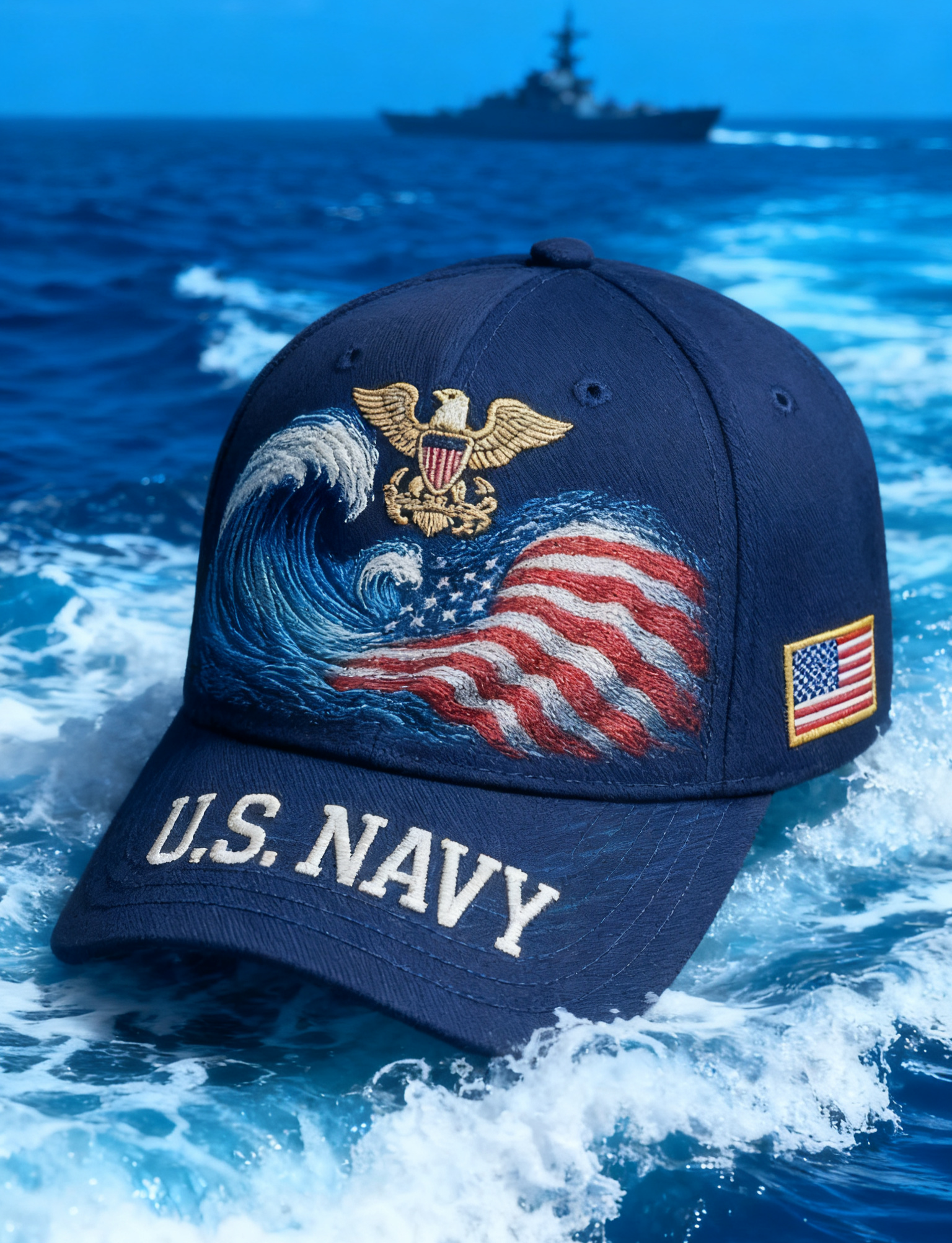 🔥Last Day 49% OFF-U.S. Navy Heritage Cap – Where Pride Meets Style (BUY 1 GET 1 COIN FREE)