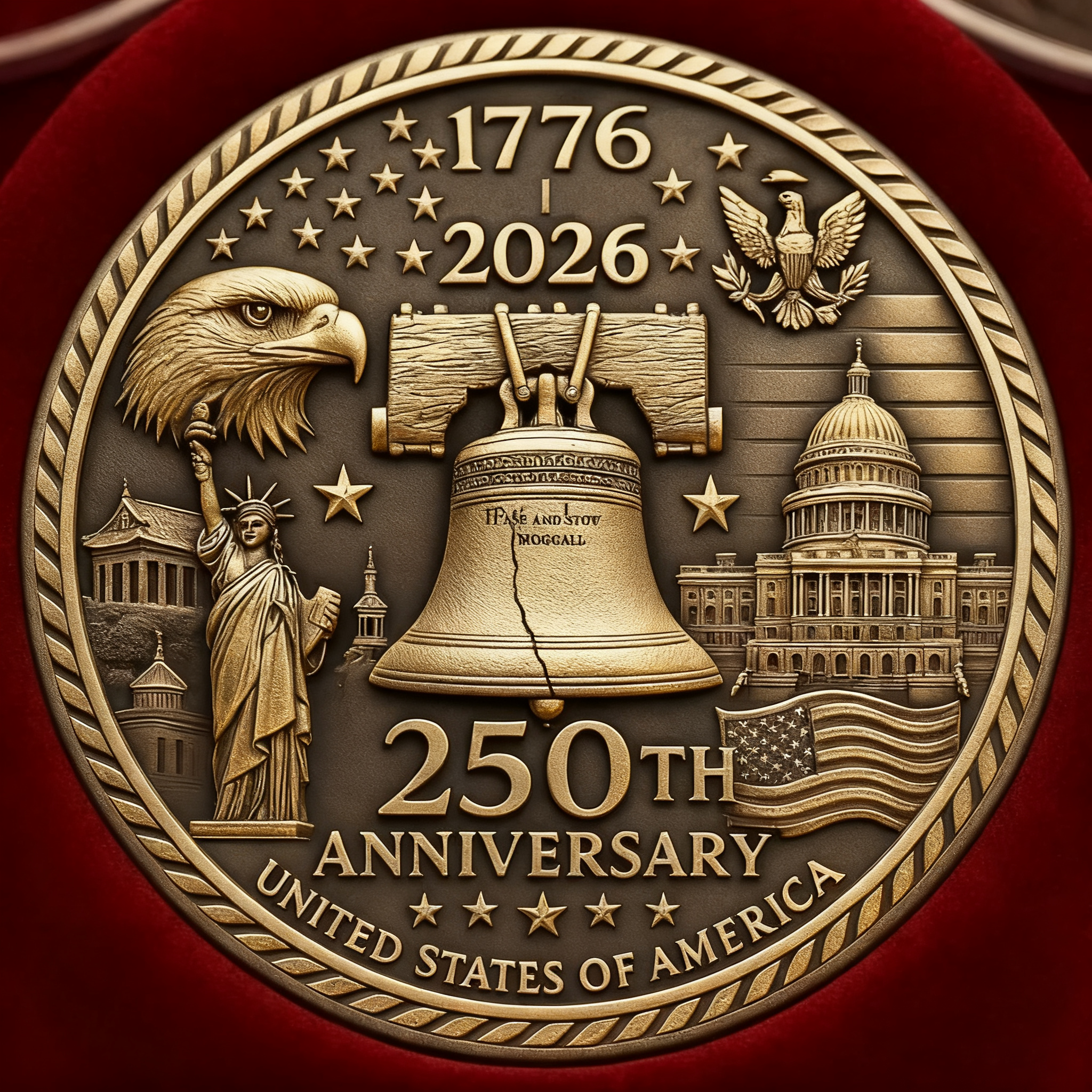 Celebrate the Legacy - Commemorative 250th Anniversary U.S. Coin