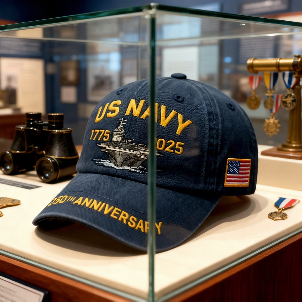🎉Last Day Only $19.99 🇺🇸 250th Anniversary U.S. Navy Cap ⚓