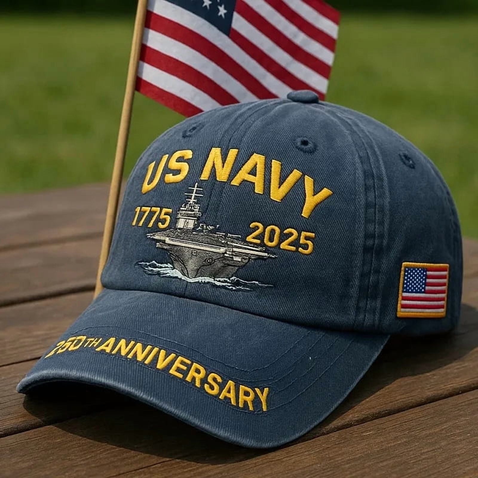 🎉Last Day Only $19.99 🇺🇸 250th Anniversary U.S. Navy Cap ⚓