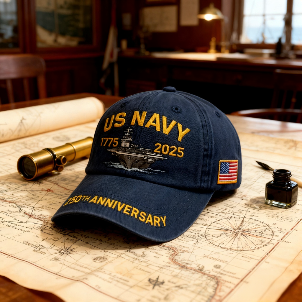 🎉Last Day Only $19.99 🇺🇸 250th Anniversary U.S. Navy Cap ⚓