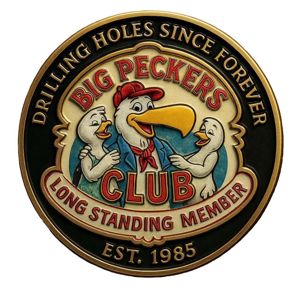 Big Pecker Club Full-Color Challenge Coin – The Funniest Damn Coin in America