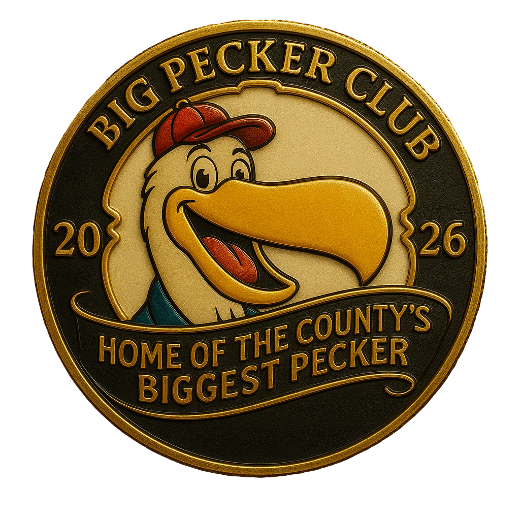 Big Pecker Club Full-Color Challenge Coin – The Funniest Damn Coin in America