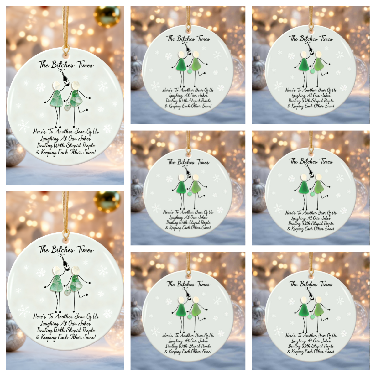 Limit Edition-🎅Christmas Friendship Sea Glass Decoration🎅