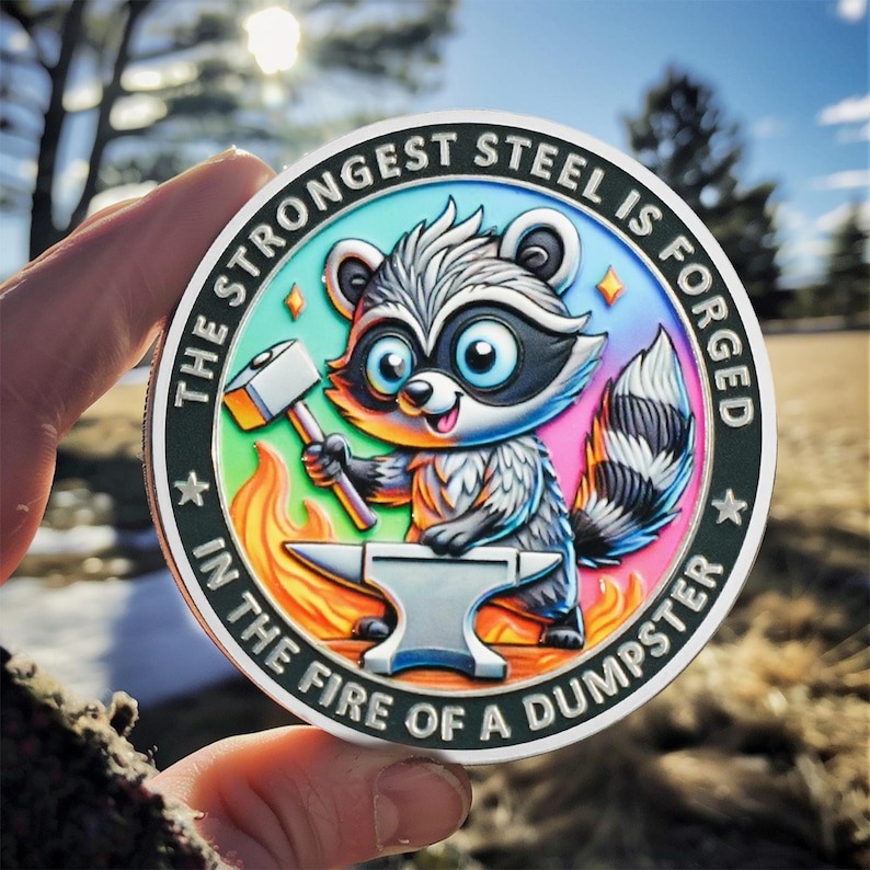 Dumpster Fire Resilience Coin