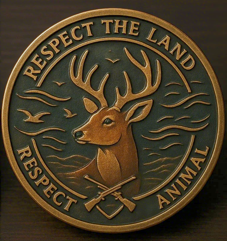 🦌 Hunter’s Honor Coin – The Woods Are Calling