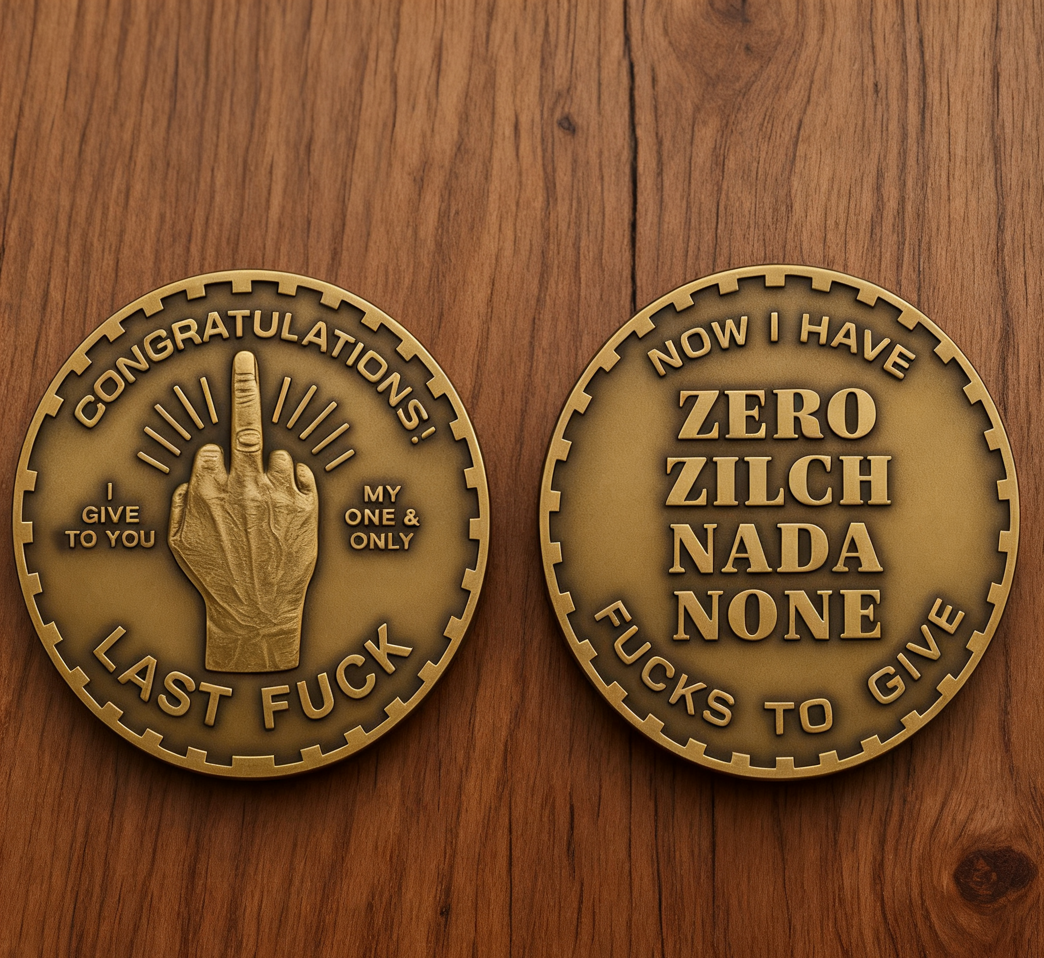 The “Last F*ck” Coin