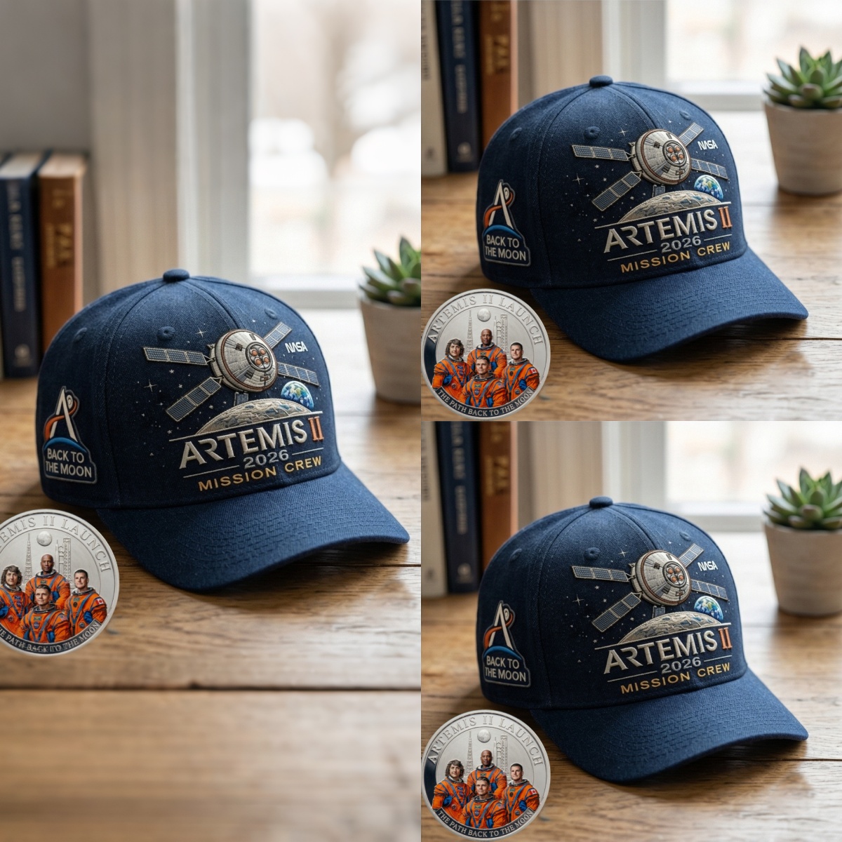 🚀Flash Sale 60% OFF 🌕 Artemis II Lunar Mission Commemorative Cap (BUY 2 FREESHIPPING)