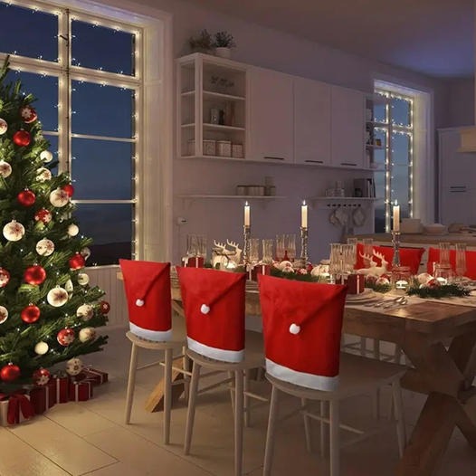 🎄Christmas Pre-Sale 65% OFF TODAY ❄️Christmas hat Chair Cover 🎅 Free Shipping Over $30