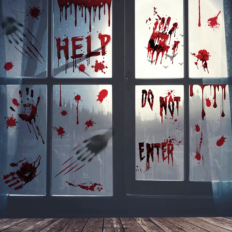 🎃Halloween Stickers Blood Handprint - Static Sticker🩸
