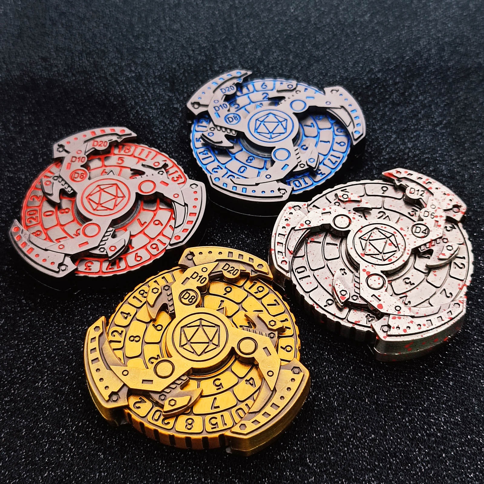 🔥🔥LAST Sale 75% OFF--Dungeons and Dragons Metal Dice Spinner（Buy two, get 10% off and FREE SHIPPING)