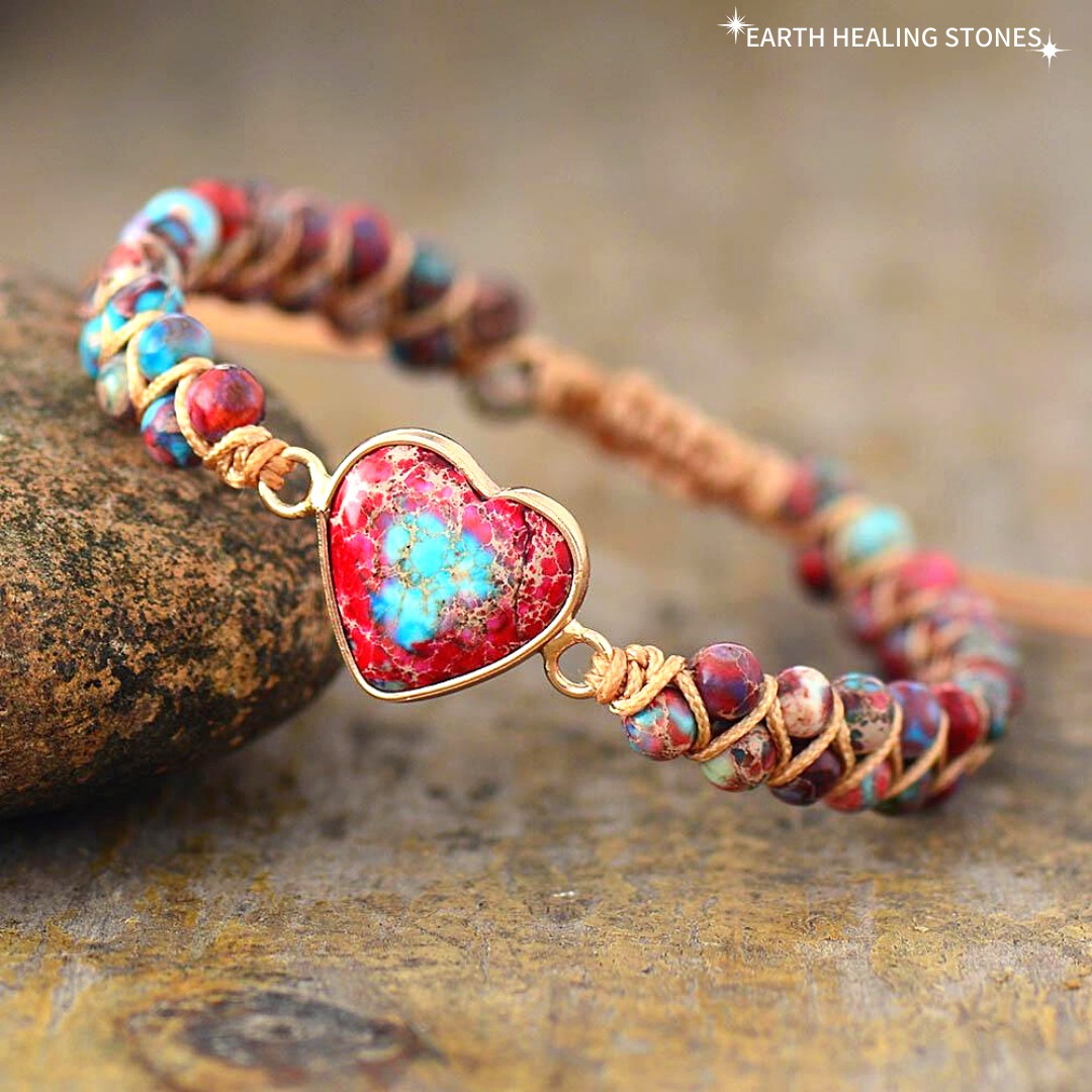 ❤️Last Day Clearance Sale 65% OFF ❤️Passionate Heart Jasper Bracelet-BUY 2 Get Free Shipping