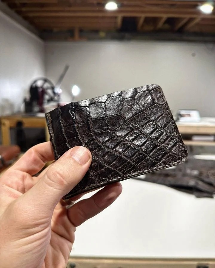 🔥Veteran Family-Handmade Genuine Alligator pattern mississippiensis Wallet- Buy 2 Free shipping 🔥