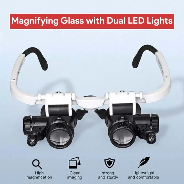 💥Last Day Clearance Sale-69% OFF -$17.99 ONLY Hands-Free Magnifier 🔥BUY 3 FREE SHIPPING🔥