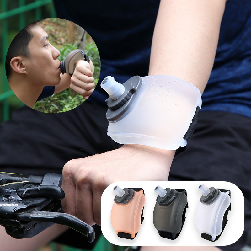 🔥Summer Flash Sale - 55% OFF 🔥7oz Wrist Water Bottle With Bite - Portable & Squeezable