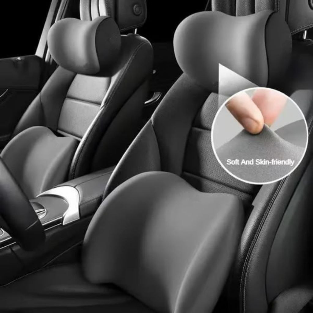 🔥Hot Sale 49% OFF🎁 Car Headrest & Lumbar Support Cushion🚚Buy 2 Get Free Shipping
