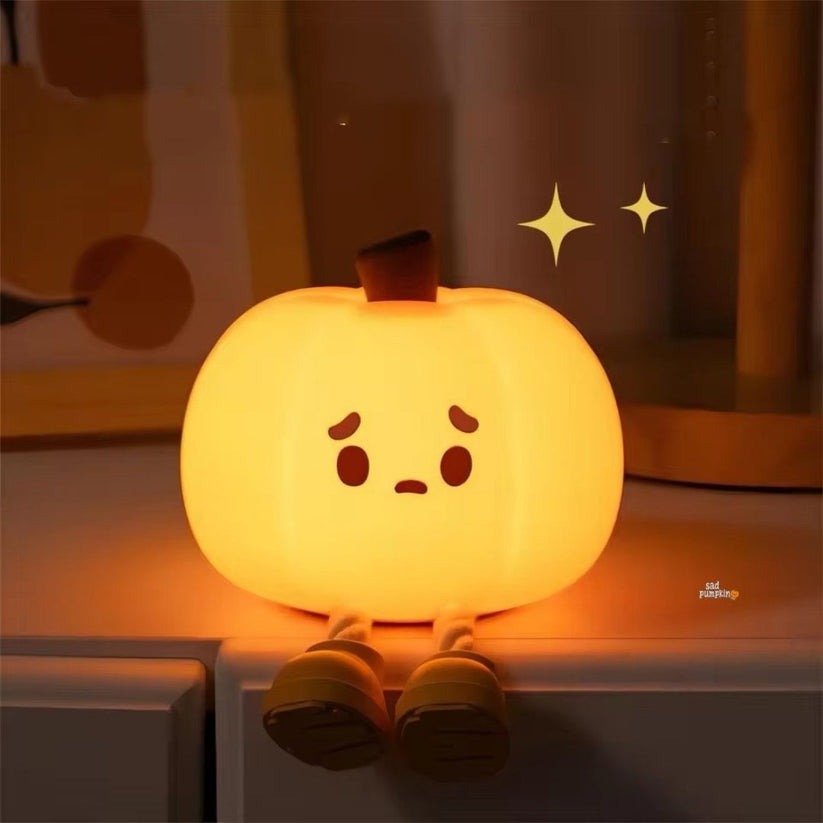 🎃Halloween Flash Sale 55% OFF 🔥Sad Pumpkin nightlight🎃 BUY 2 FREE SHIPPING