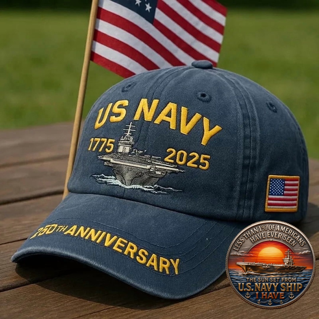 🎉Last Day Only $19.99 🇺🇸 250th Anniversary U.S. Navy Cap ⚓
