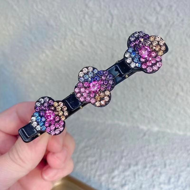 🌟Sparkling Crystal Stone Braided Hair Clips🌟