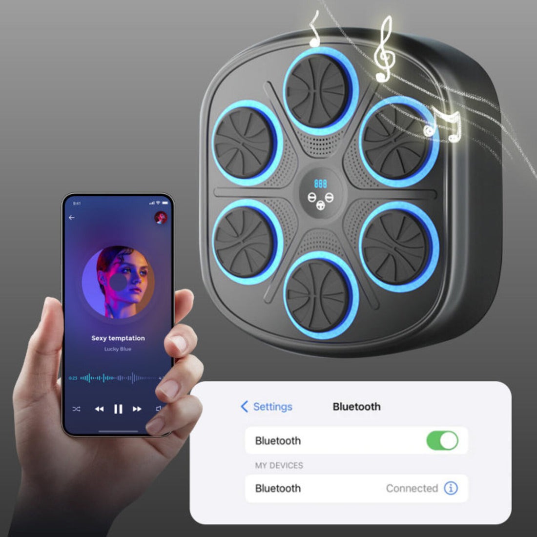 🔥Music Boxing Machine with Boxing Gloves🔥
