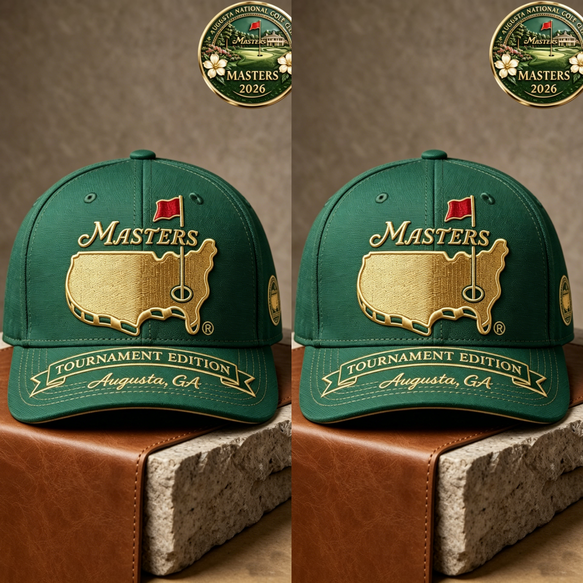 ⛳ LAST DAY 50% OFF🔥LIMITED EDITION-Masters Tournament Edition Structured Hat – Augusta National Official Style