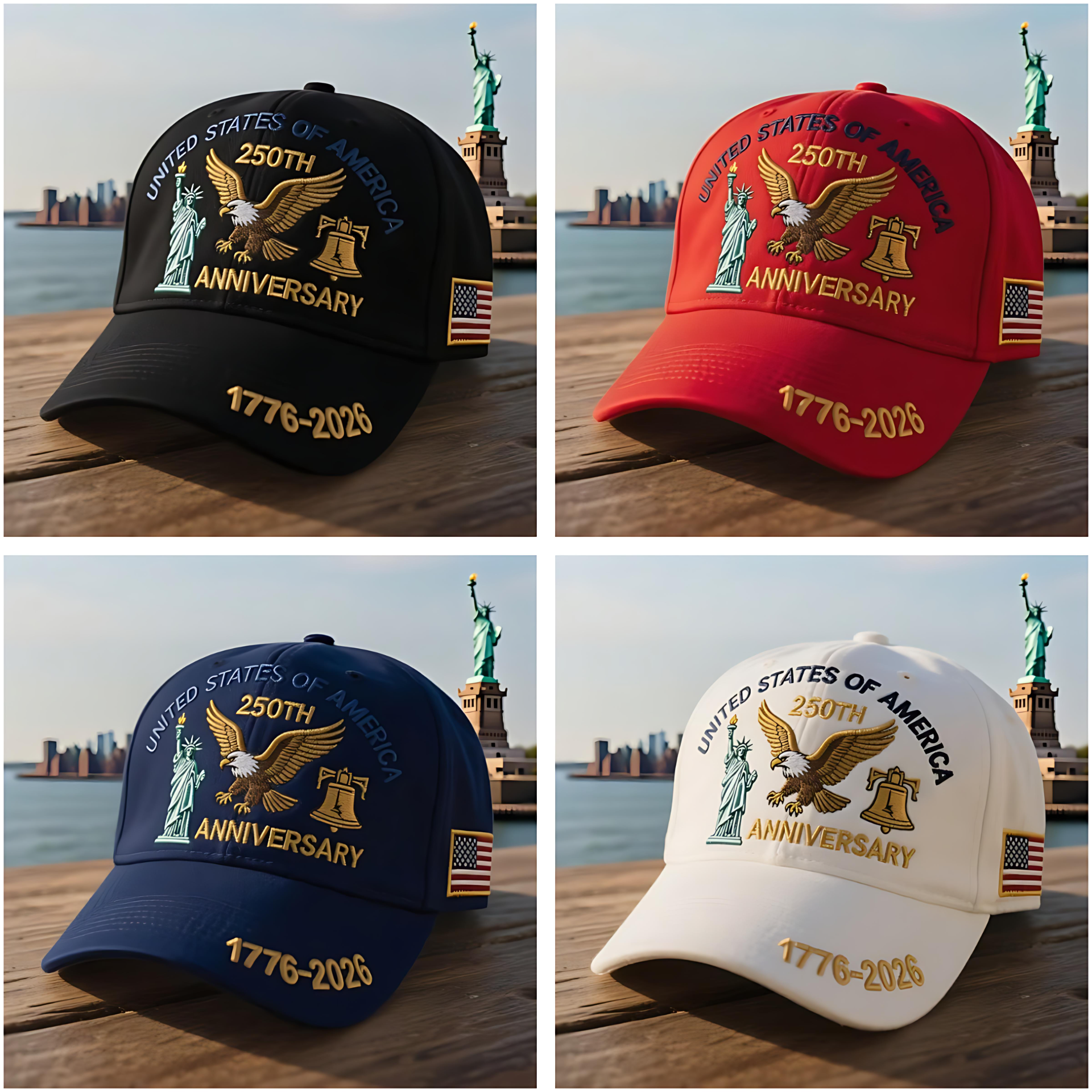 🔥Last Day 49% OFF - Eagle & Liberty – United States 250th Anniversary Hat✨(Breathable & Lightweight Comfort & Unisex Fit)
