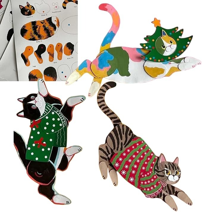 🐾 Posable Paper Pets & Dragons – DIY Origami Craft Kit