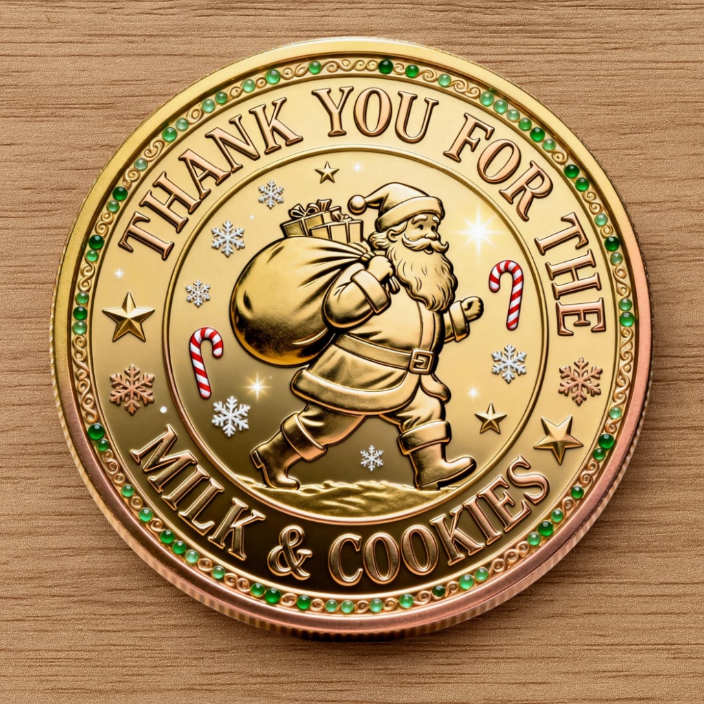 Black Friday sale 49% off-⭐ The Official North Pole Delivery Coin